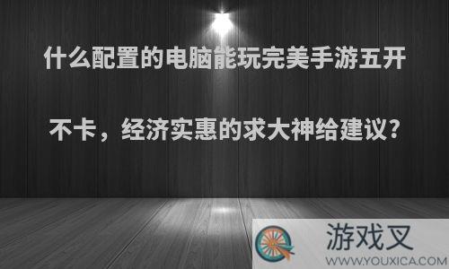 什么配置的电脑能玩完美手游五开不卡，经济实惠的求大神给建议?