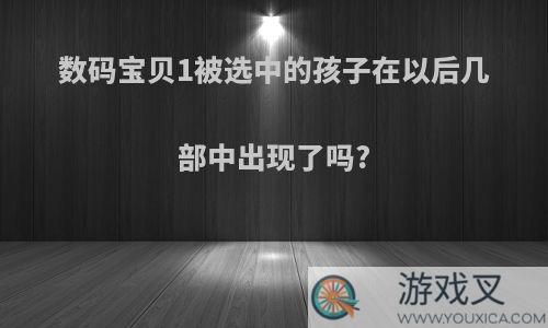 数码宝贝1被选中的孩子在以后几部中出现了吗?