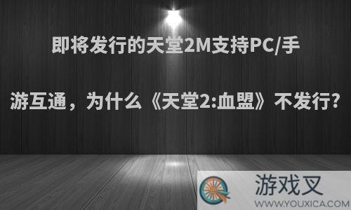 即将发行的天堂2M支持PC/手游互通，为什么《天堂2:血盟》不发行?