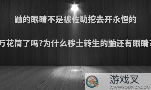 鼬的眼睛不是被佐助挖去开永恒的万花筒了吗?为什么秽土转生的鼬还有眼睛?