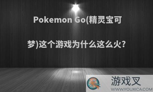 Pokemon Go(精灵宝可梦)这个游戏为什么这么火?