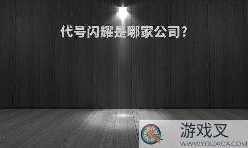 代号闪耀是哪家公司?