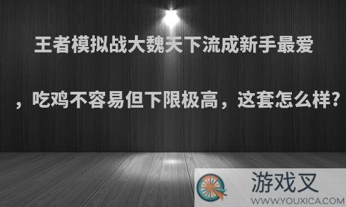 王者模拟战大魏天下流成新手最爱，吃鸡不容易但下限极高，这套怎么样?