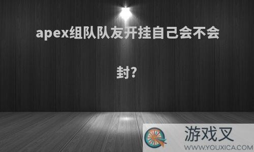 apex组队队友开挂自己会不会封?