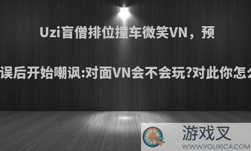 Uzi盲僧排位撞车微笑VN，预判失误后开始嘲讽:对面VN会不会玩?对此你怎么看?