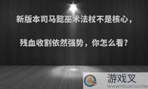 新版本司马懿巫术法杖不是核心，残血收割依然强势，你怎么看?