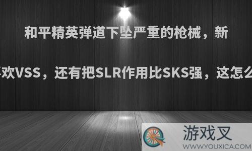 和平精英弹道下坠严重的枪械，新手最喜欢VSS，还有把SLR作用比SKS强，这怎么回事?